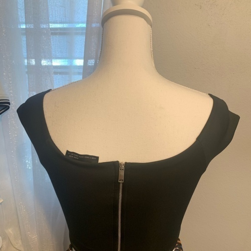 Zara White and Black Collection Cropped Top - Picture 7 of 8